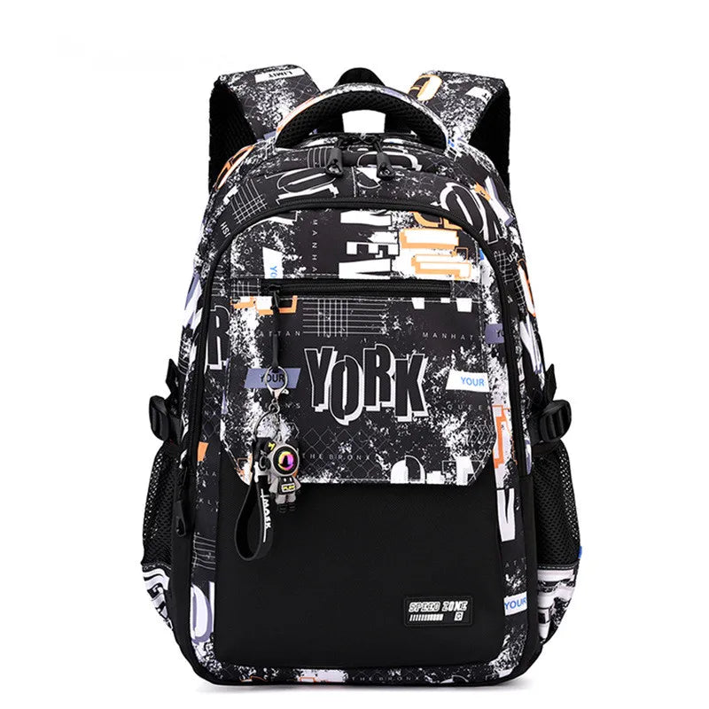 Sac à dos collégien motifs BD ou New York